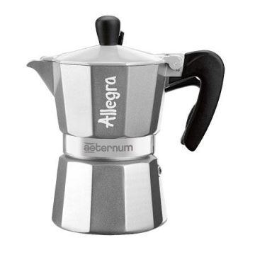 Bialetti Percolator Allegra Silver 3 tasses