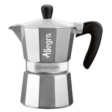 Bialetti Percolator Allegra Silver 6 tasses