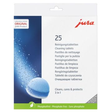 Jura reinigingstabeltten 25stuks