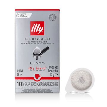 Illy Café en dosettes ESE Classico LUNGO (18pc)