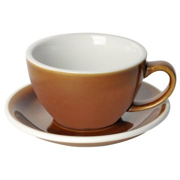 Loveramics egg café latte tas en ondertas (300ml) caramel
