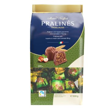 Pralines chocolat au lait noisettes & grains