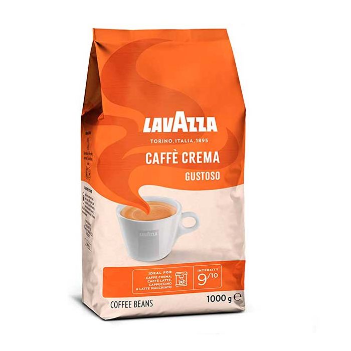 Café en grains Lavazza caffé crema Gustoso (1kilo)