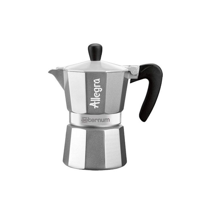 Bialetti Percolator Allegra Silver 6 tasses