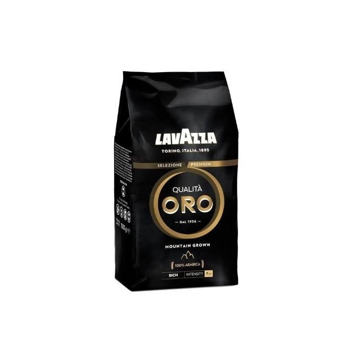 Lavazza Grains De Café Qualita Oro Mountain Grown 1kg Doré