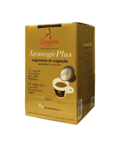 Barbera Aromagic PLUS capsules compatible machines NESPRESSO (25pc )