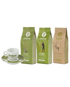 Café en grains Giuliano 3kg + 1 tasse espresso  gratuit