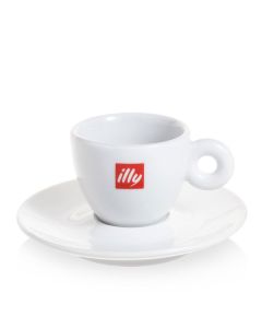 Illy double espresso tasse et sous tasse (120ml)