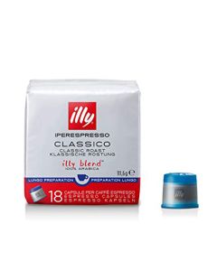 Illy iperespresso capsules classico LUNGO (18pc)