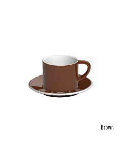 Loveramics bond cappuccino tasse et soucoupe (150ml) brun