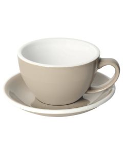 Loveramics egg café latte tasse et soucoupe (300ml) taupe