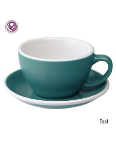 Loveramics egg café latte tasse et soucoupe (300ml) teal