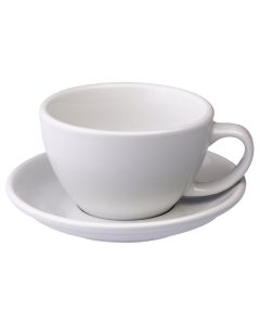 Loveramics egg café latte tasse et soucoupe (300ml) blanc